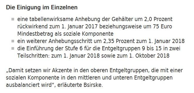 Tarifrunde 2017: Tarifeinigung Im öffentlichen Dienst Der Länder